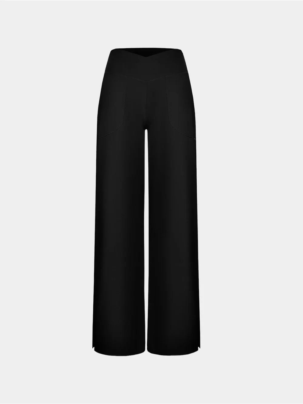 Halara DayStretch Crossover Pocket Hem Wide Leg Yoga Pants - Picture 2 of 8